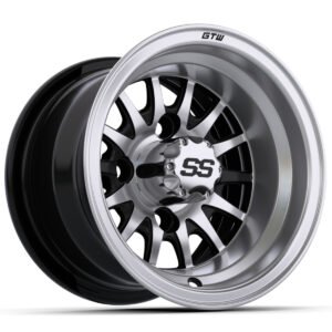 10″ GTW® Medusa Black with Machined Accents Wheel