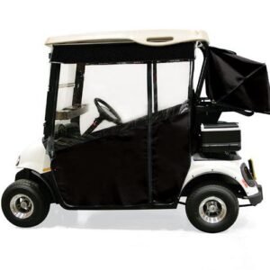 RedDot® Club Car DS Chameleon Black Track-Style Enclosure w/ Hooks (Years 2000-Up)