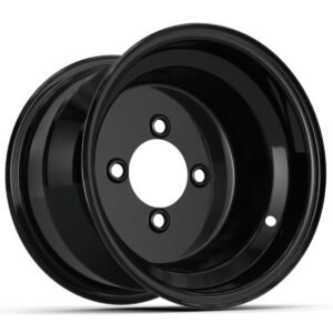 10″ Black Steel Wheel (3:4 Offset)