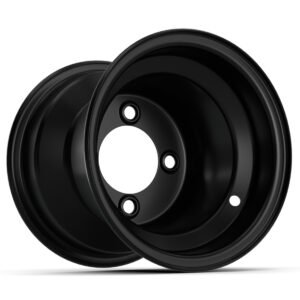 8″ GTW Matte Black Steel Wheel (2:5 Offset)