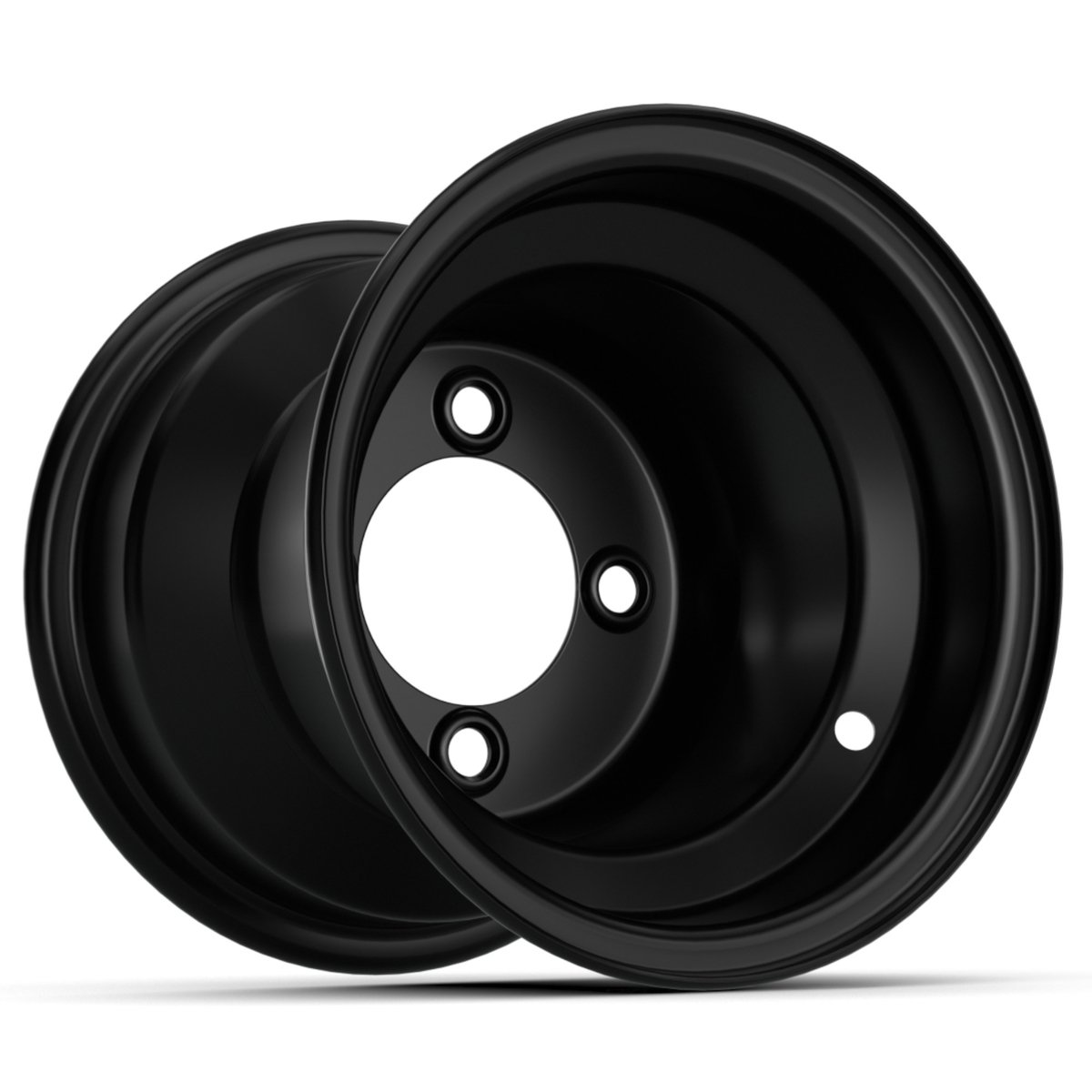 8″ GTW Matte Black Steel Wheel (2:5 Offset)