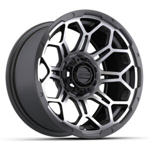 14″ GTW® Bravo Wheel (Matte Grey-Machined)