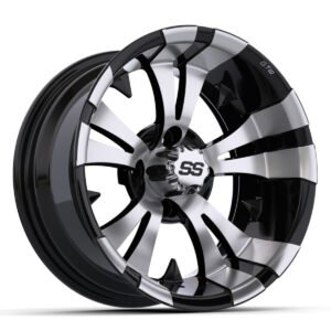 14″ GTW® Vampire Black with Machined Accents Wheel