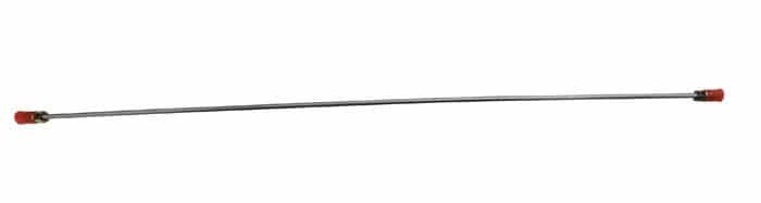 Image of a brake pipe for a beyond golf cart vehicle. Bintelli brand. 24.5 inch long pipe replacement.