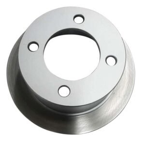 Silver circle replacement part for golf cart stopping brake system. disc brake system vastly improves stopping power. Important for lifted carts, carrying heavy loads, or carts driving at higher speeds