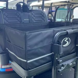 Extra attachment cargo accessory for golf carts. Increase storage and Folds down easily
