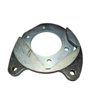 Left handed caliper mounting plate or known as bracket. attaches your Golf Cart's brake caliper to the spindle or axle housing.
