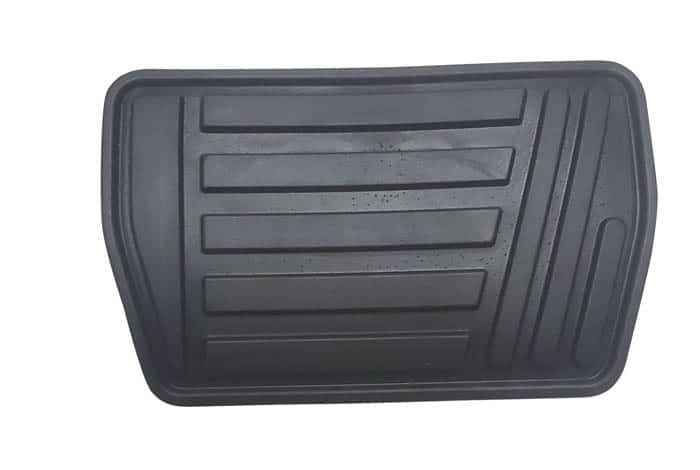 Replacement brake pedal pad for bintelli brand golf cart. Nexus and Beyond models. Stop pedal when needing to slow down to stop a vehicle