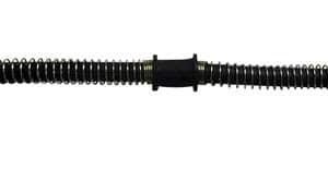 Rear hydraulic brake hose on a vehicle