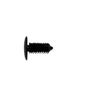 Plastic screw also called a push rivet fastener that is used on street legal golf carts and utilities to secure side retainers, mud guards, and body trim.